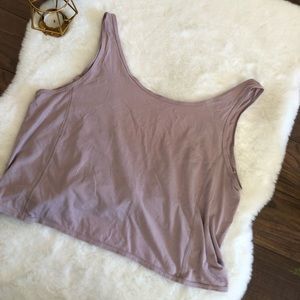 Lululemon crop tank that ties in the back